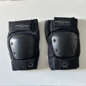 PRO-TEC Elbow Pads, Black, Large